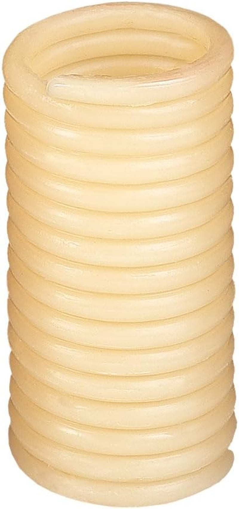 80-Hour Beeswax Candle with Glass Cylinder, Eco-Friendly with Cotton Wick