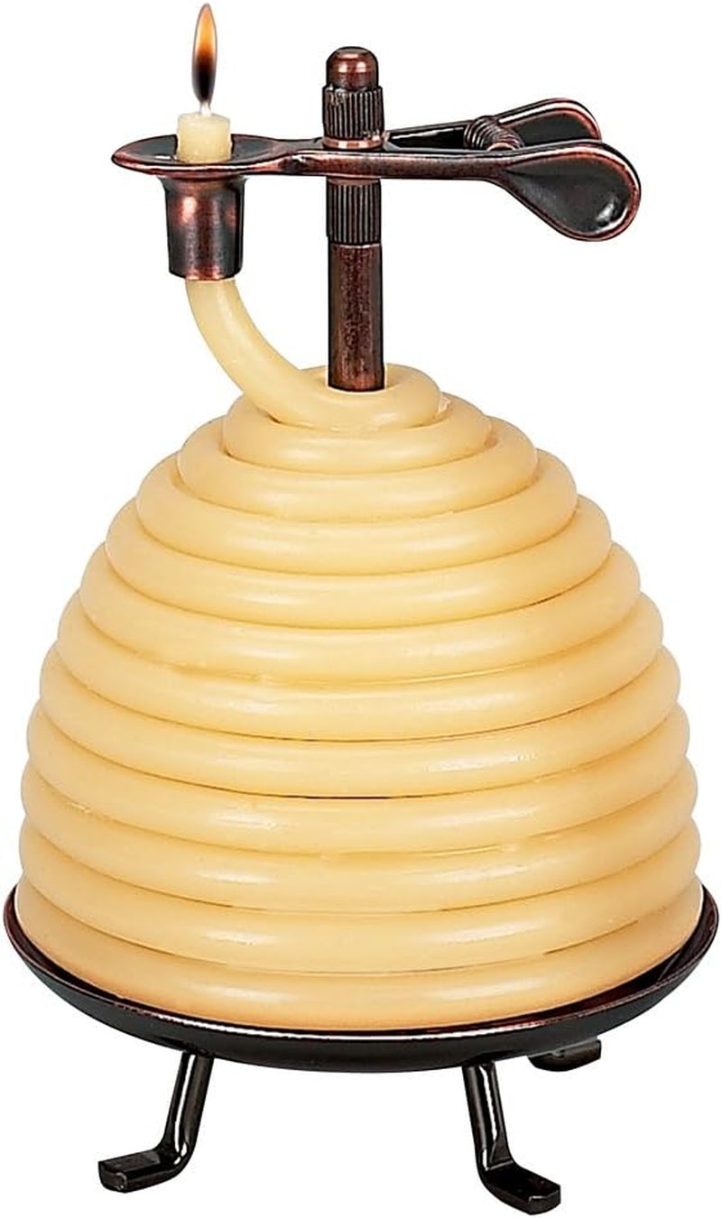 Natural Beeswax Beehive Candles (50-Hour + 70-Hour) | Eco-Friendly with Cotton Wick