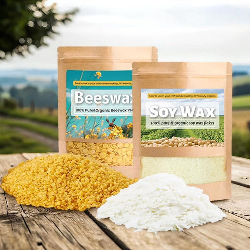 Complete Soy and Beeswax Candle Making Kit