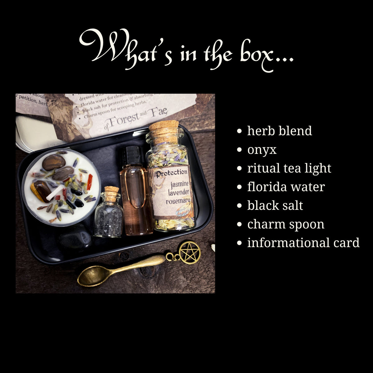 Protection Travel Altar | Shielding Ritual Kit | Witchcraft Kit | Pocket Altar | Manifestation | Wiccan Altar, Witchy Gift, Stocking Stuffer