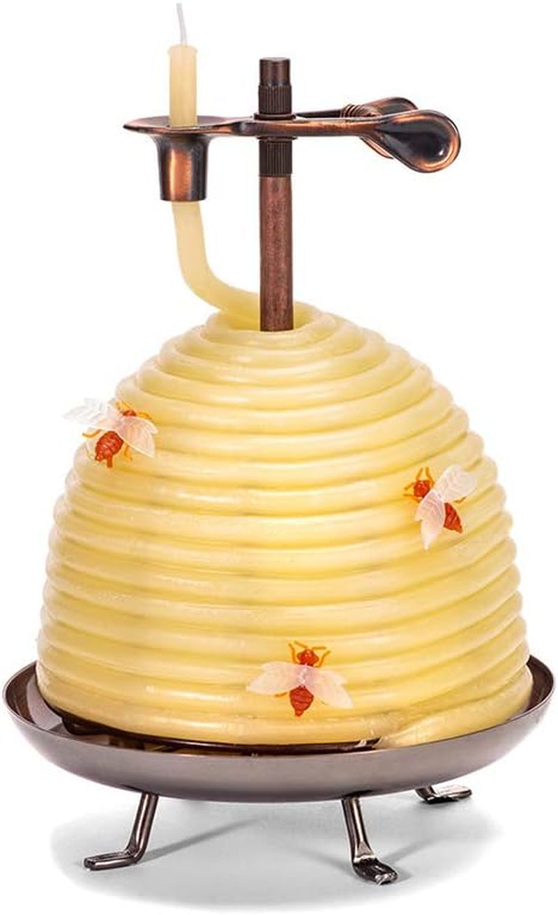 Natural Beeswax Beehive Candles (50-Hour + 70-Hour) | Eco-Friendly with Cotton Wick