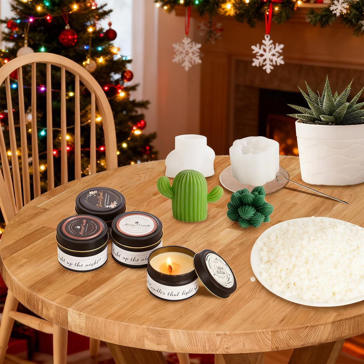 Complete Soy and Beeswax Candle Making Kit