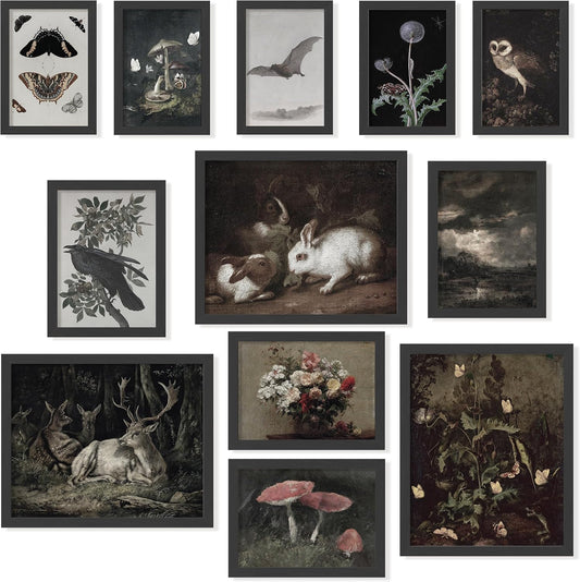 Dark Cottagecore Wall Art-12 Pcs